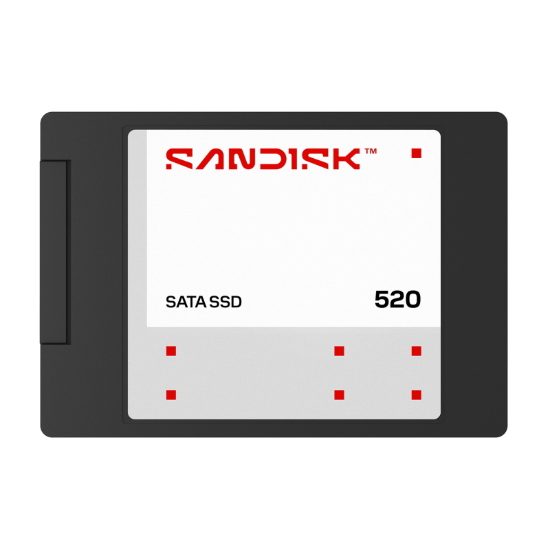SanDisk SDSS51100TAB-000G0 500 GB 2.5 Serial ATA III 3D TLC NAND (SanDisk 520 - - Immagine 5