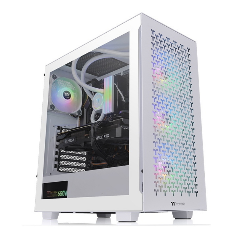 Thermaltake CA-1S3-00M6WN-03 computer case Midi Tower Bianco (Thermaltake TOWER - Immagine 3