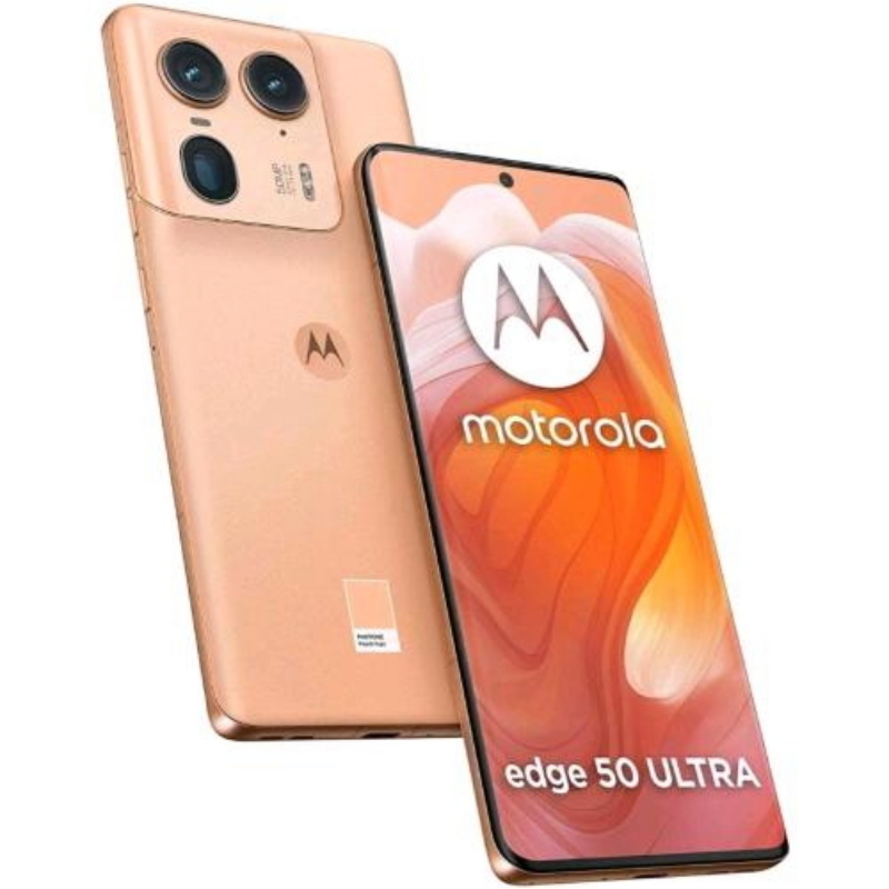 Motorola edge 50 ultra 5g dual sim 6.7 octa core 1tb ram 16gb 5g europa peach fuzz