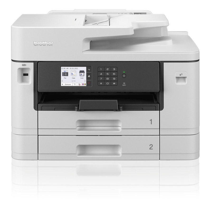 Brother Nero/Bianco Mfc-J5740dw Stampante Mutifunzione A Getto Dinchiostro Colori A3 Stampante, Scanner, Fotocopiatrice, Fax Adf, Fronte E Retro, Lan, Usb, Wlan - Immagine 14
