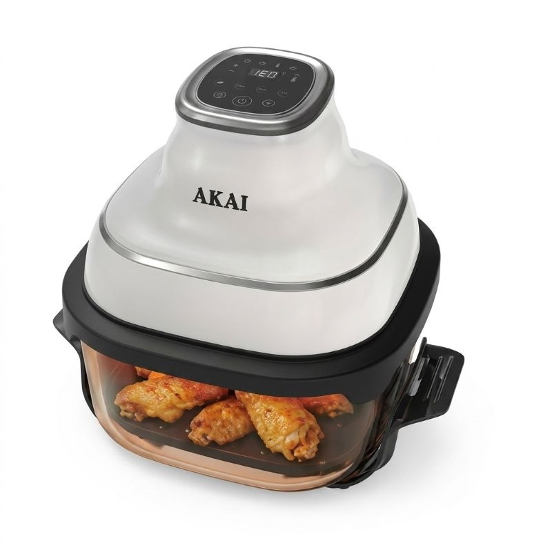 Altri Brand Friggitrice Ad Aria Digitale 4,2 L 1500 W Bianca Akai No Colore - Immagine 3