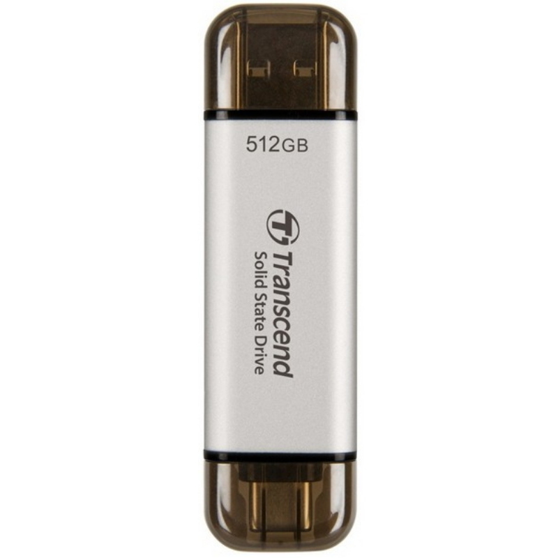 Transcend esd310 512 gb argento