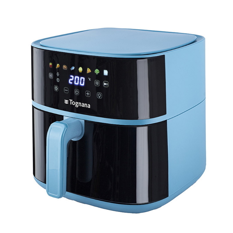 Tognana linea iridea friggitrice ad aria - 8l - fino a 200Â° - 8 programmi - timer 60 - 1700 w - doppia resistenza