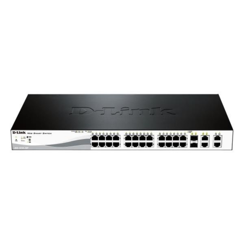 D-link switch 24 porte gigabit + 4 porte sfp smart+