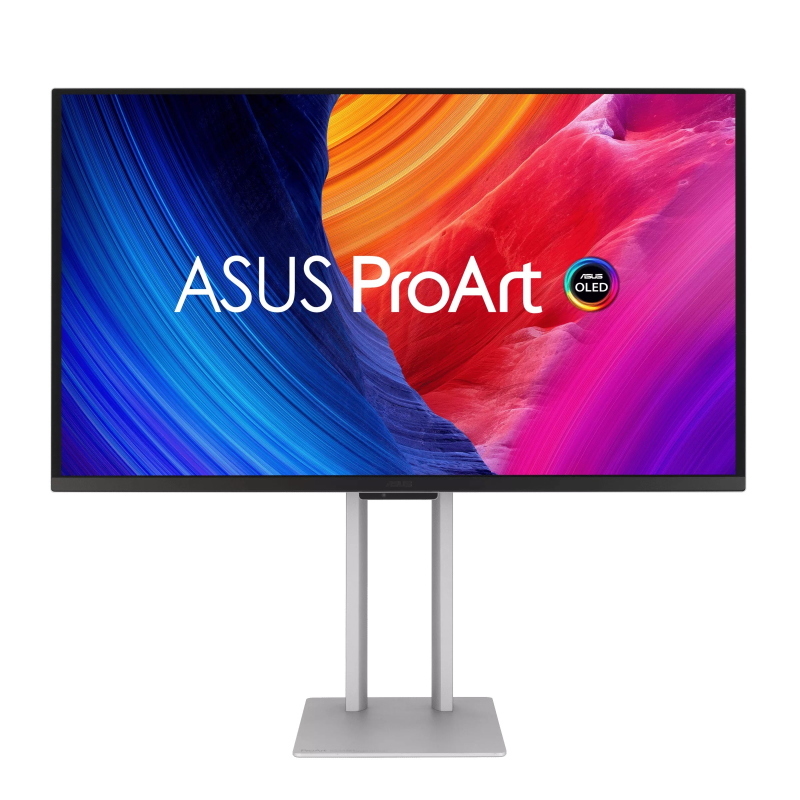 Asus Monitor Pc Proart Pa27ucdmr 26,5" Ultrahd 4K 240Hz Oled 0,1Ms Silver - Immagine 3