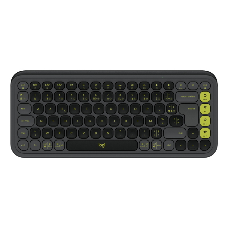 Logitech Grigio/Verde Tasti Pop Icon (Fr, Senza Fili), Tastiera, - Immagine 3