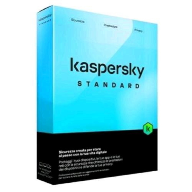 Kaspersky standard 1 dispositivo 1 anno box