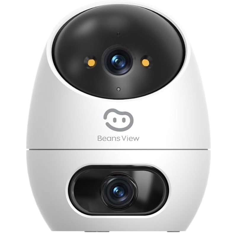 Beans view d220 2k (33wb) - telecamera motorizzata da interno - doppio obiettivo - 360 gradi