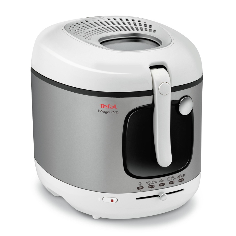 Tefal fr4800 singolo indipendente 2100 w friggitrice acciaio inox, bianco