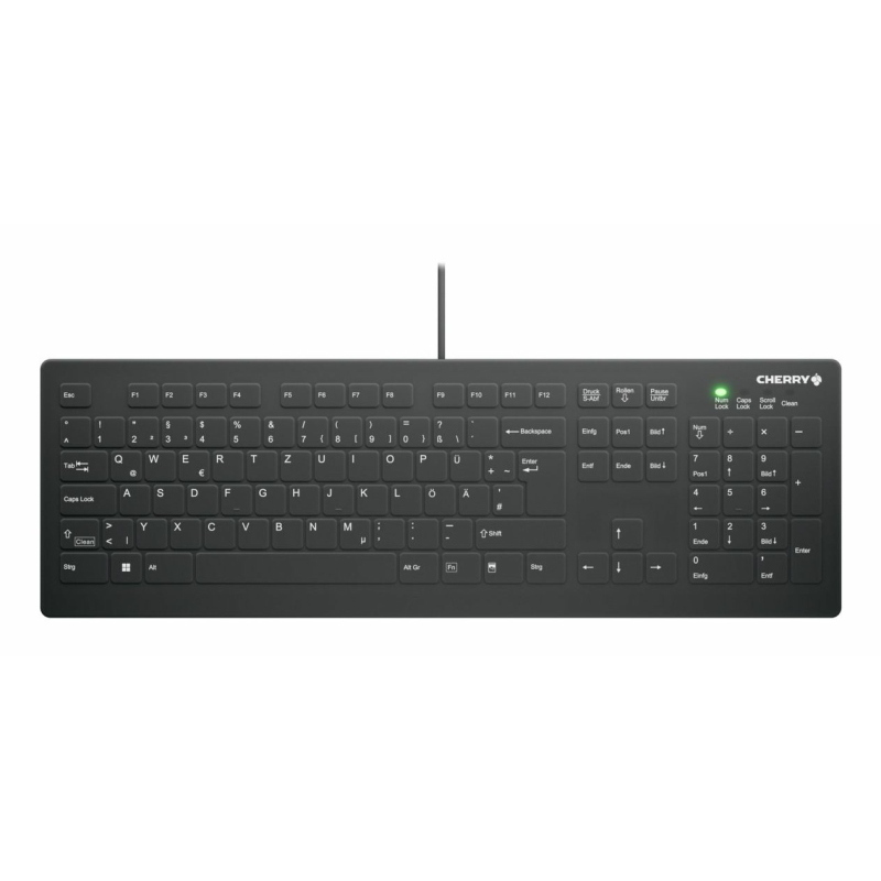Contour design active key ak-c8112 tastiera medico usb qwertz tedesco nero