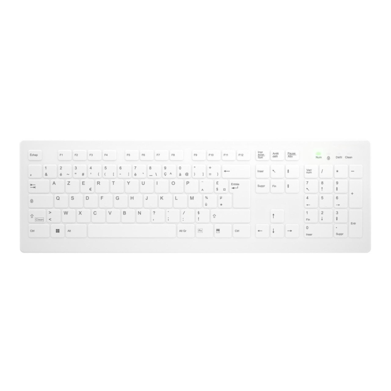 Contour design active key ak-c8112 tastiera medico rf wireless azerty francese bianco