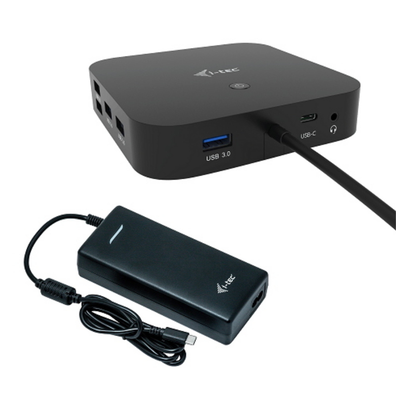 I-tec docking station usb-c hdmi power delivery 100w, 2x lcd + charger c112w