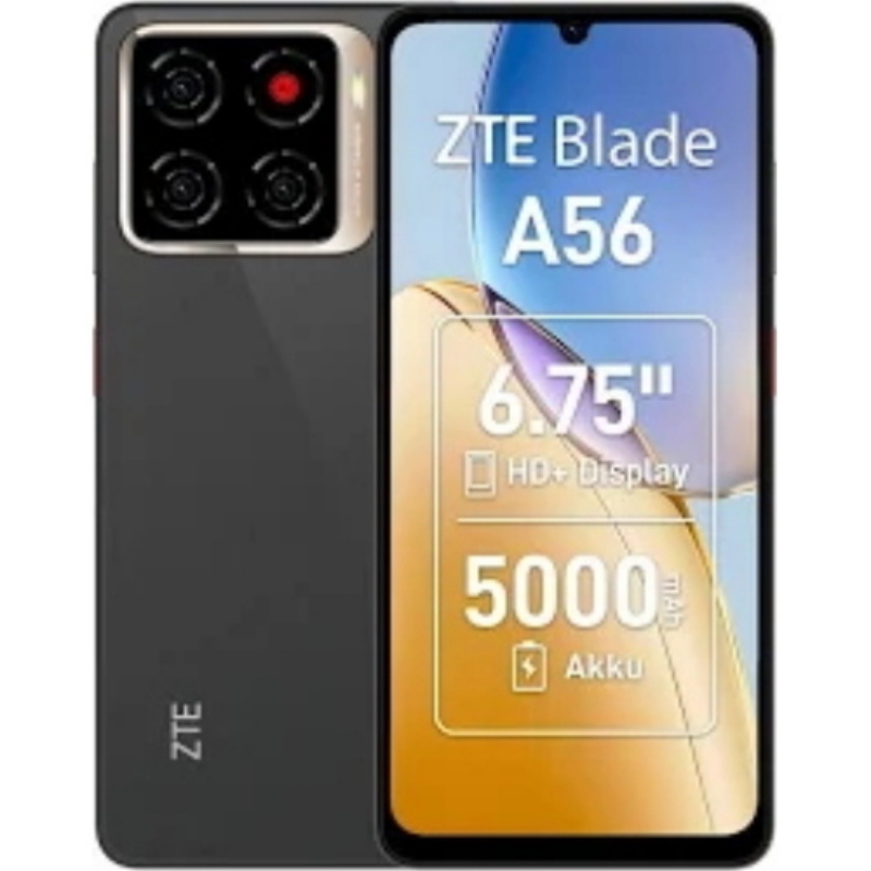 Zte blade a56 dual sim 6.75 octa core 64gb ram 4gb 4g lte europa black