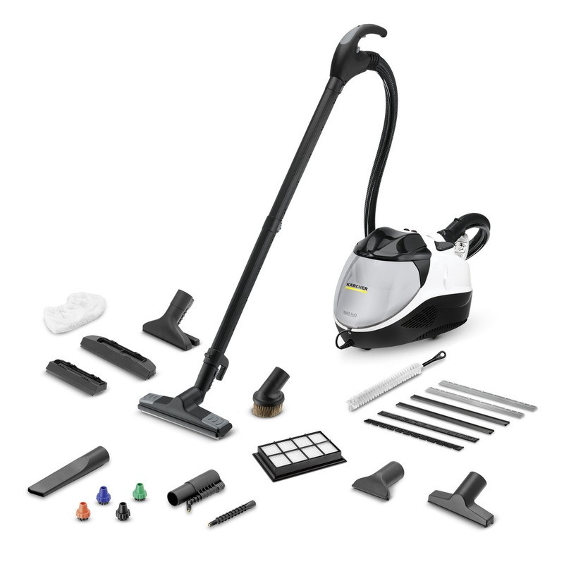 Kärcher sv 7 pulitore a vapore cilindrico 0,5 l 2200 w nero, grigio, bianco