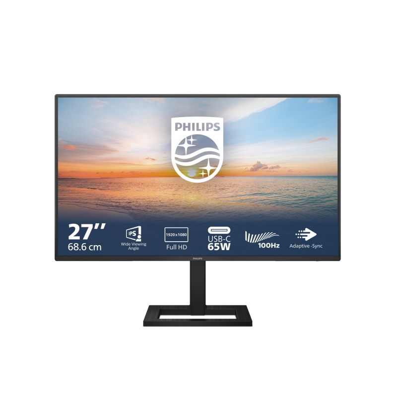 Philips Nero Mon 27Ips Hdmi Usbc 100Hz Mm 27E1n1300ae/00 Reg Altezza - Immagine 18