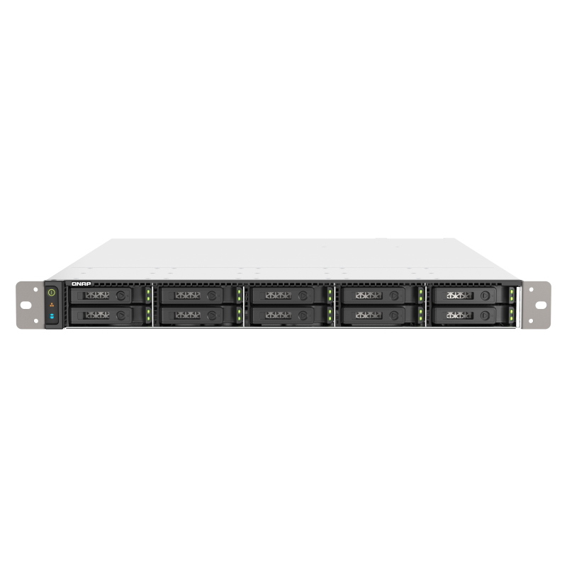 Qnap ts-h1090fu nas rack (1u) collegamento ethernet lan nero, grigio 7232p