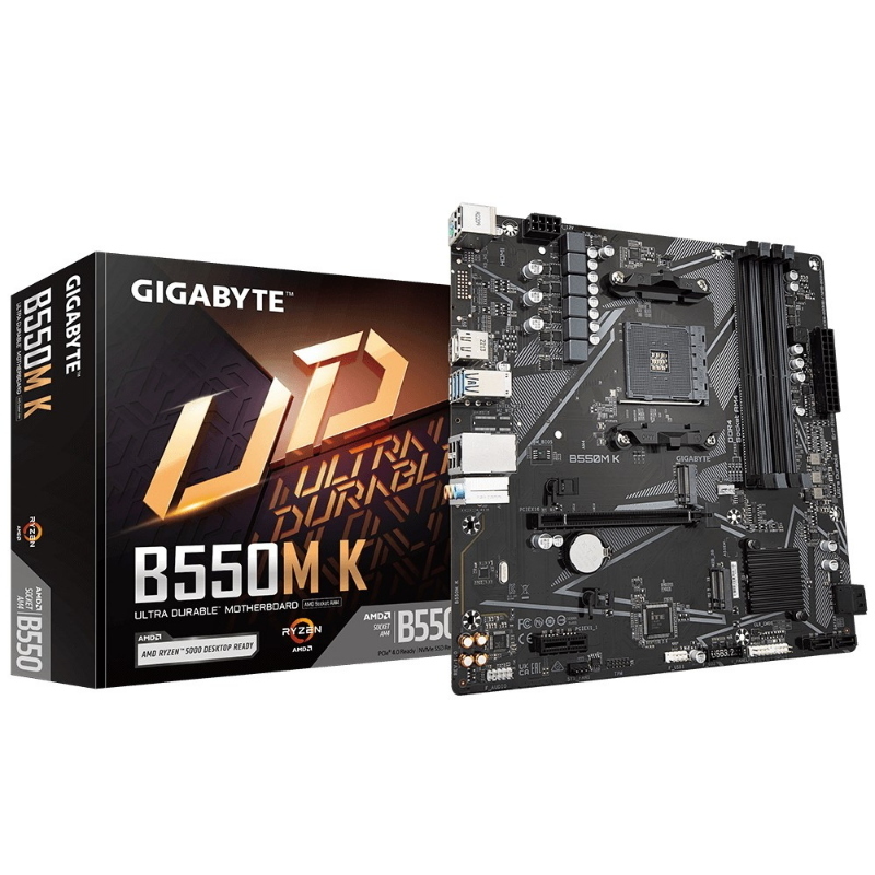 Gigabyte b550m k scheda madre amd b550 socket am4 micro atx - Immagine 5