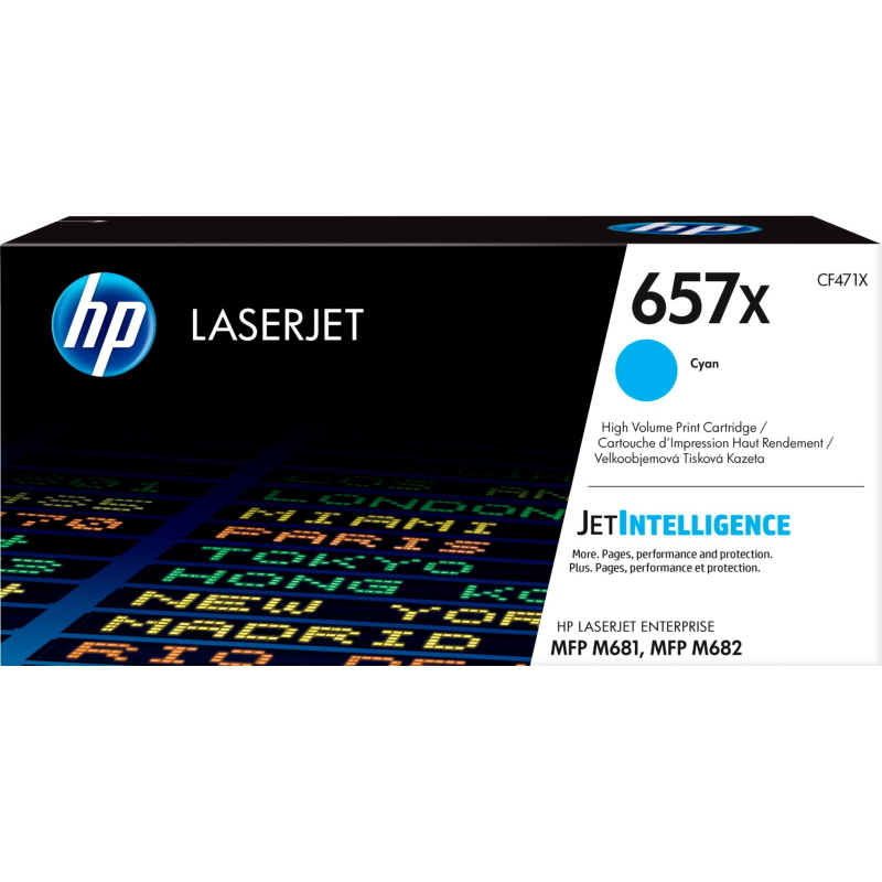 HP Cartuccia toner ciano originale ad alta capacità LaserJet 657X - Immagine 4