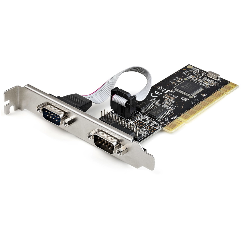 Startech.com scheda pci seriale e parallela con due porte seriali rs232 (db9) e 1 porta lpt parallela (db25) - scheda - Immagine 2