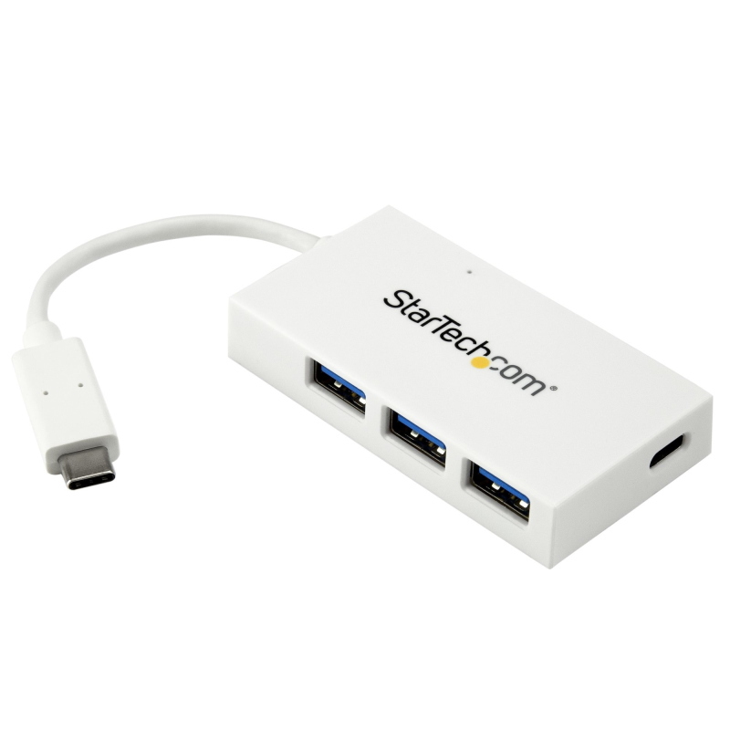 Startech Bianco Hub Usb-C 4 Porte (Usb-C, 4 Porte), Docking Station + Hub Usb, - Immagine 5