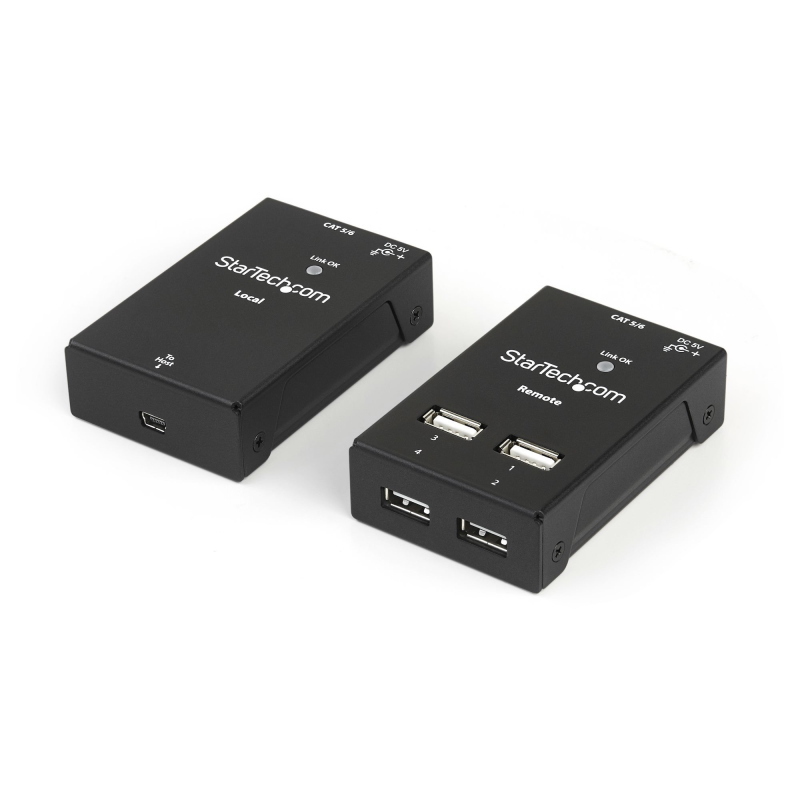 Startech .Com Prolunga/Extender Usb 2.0 A 4 Porte Via Cat5 O Cat6 - Estensore Usb2.0 Via Cavo Cat5/Cat6 Fino A 40M - Usb2004extv - Immagine 6