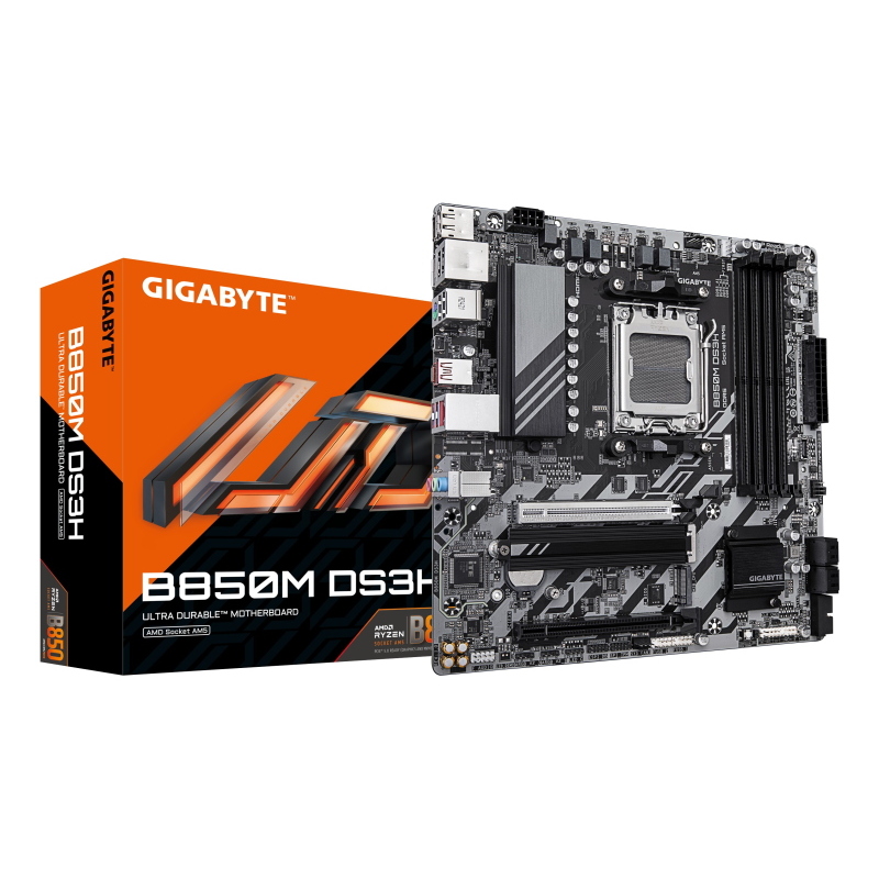 GIGABYTE B850M DS3H Scheda Madre - Processori AMD Ryzen Serie 9000, 16+2+2 fasi - Immagine 6