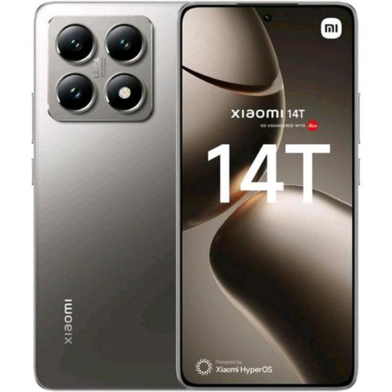 Xiaomi 14t 5g dual sim 6.67 octa core 256gb ram 12gb 5g europa titan grey