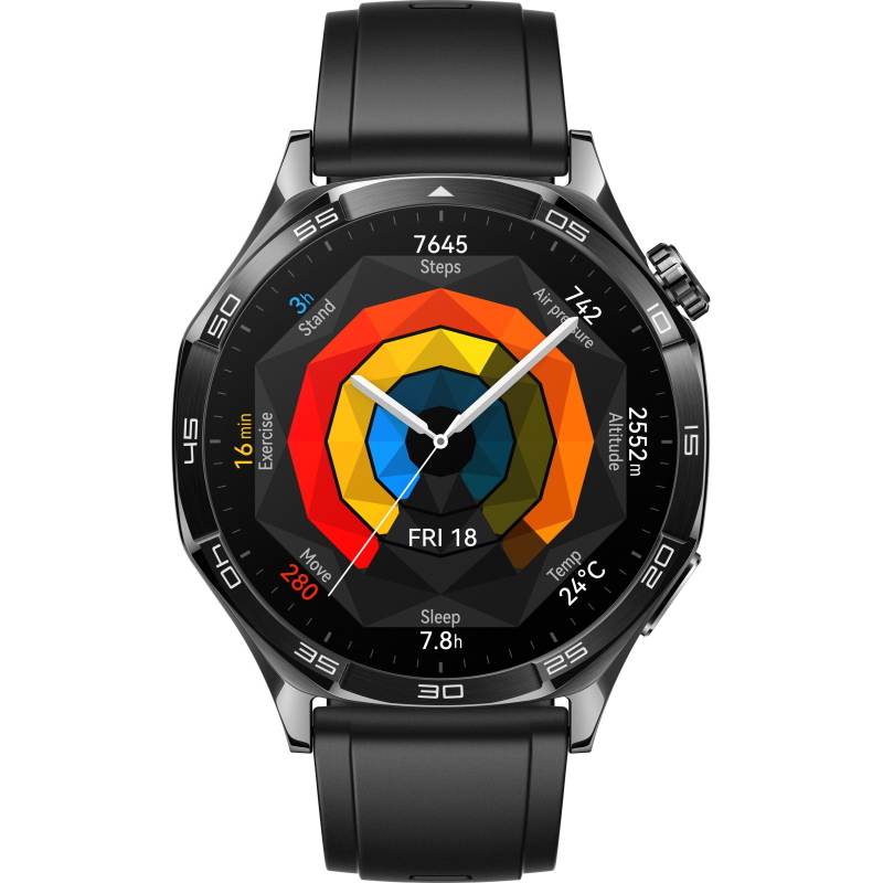 Huawei WATCH GT5 46mm 3,63 cm [1.43] AMOLED Digitale 466 x 466 Pixel Nero GPS [s - Immagine 3