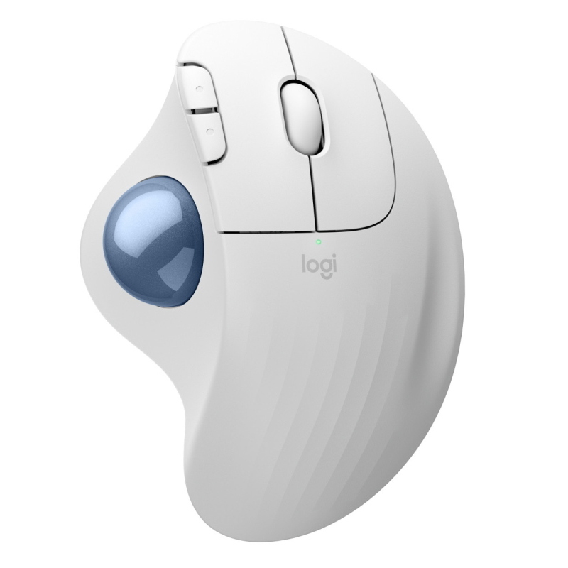 Logitech Bianco Ergo M575s (Senza Fili), Mouse, - Immagine 6