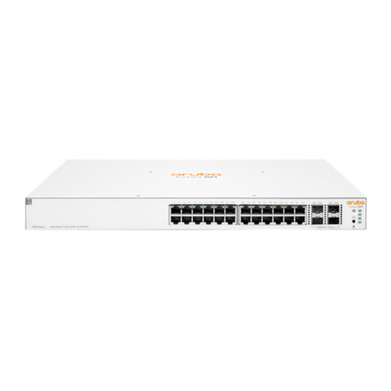 Hpe networking instant on switch 24p gigabit cl4 poe 4p sfp+ 195w 1930