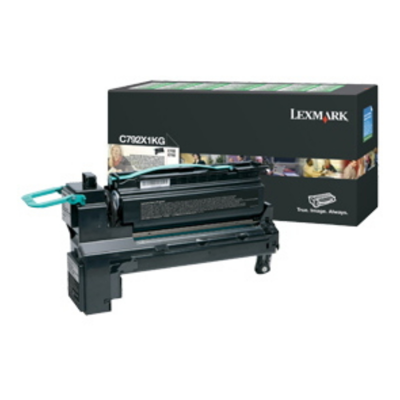 ORIGINALE Lexmark toner nero C792X1KG C792 20000 pagine cartuccia di stampa riut - Immagine 6
