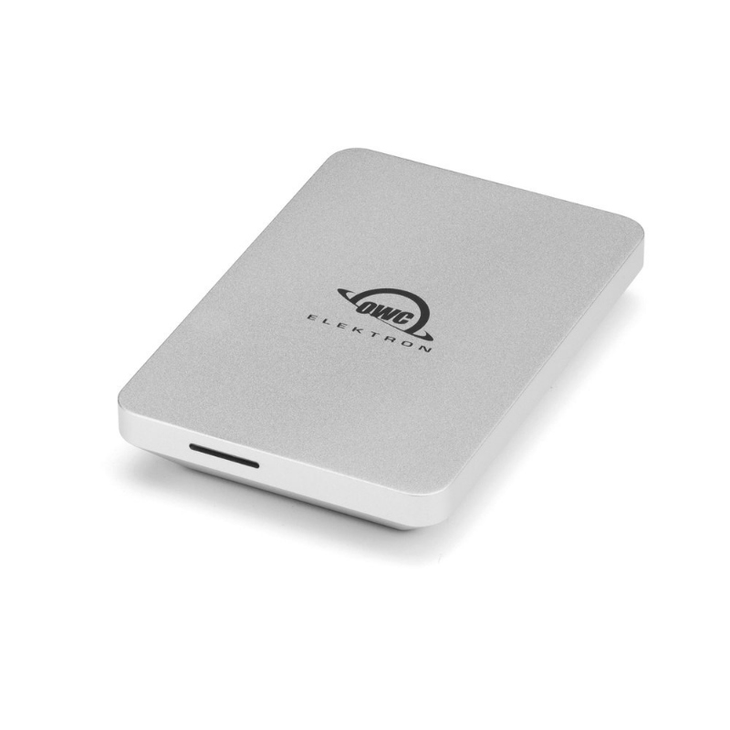 Owc 2 tb envoy pro portable ssd mit usb-c anschluss (10gb/s) silber aluminium