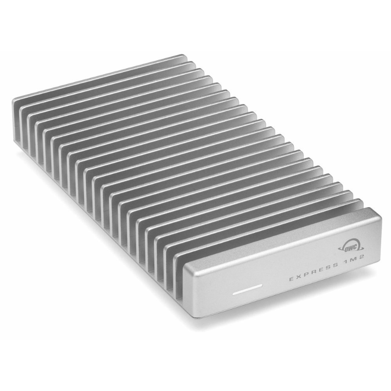 Owc 2 tb express portable 1m2 usb4 bus-powered portable nvme ssd silber aluminium