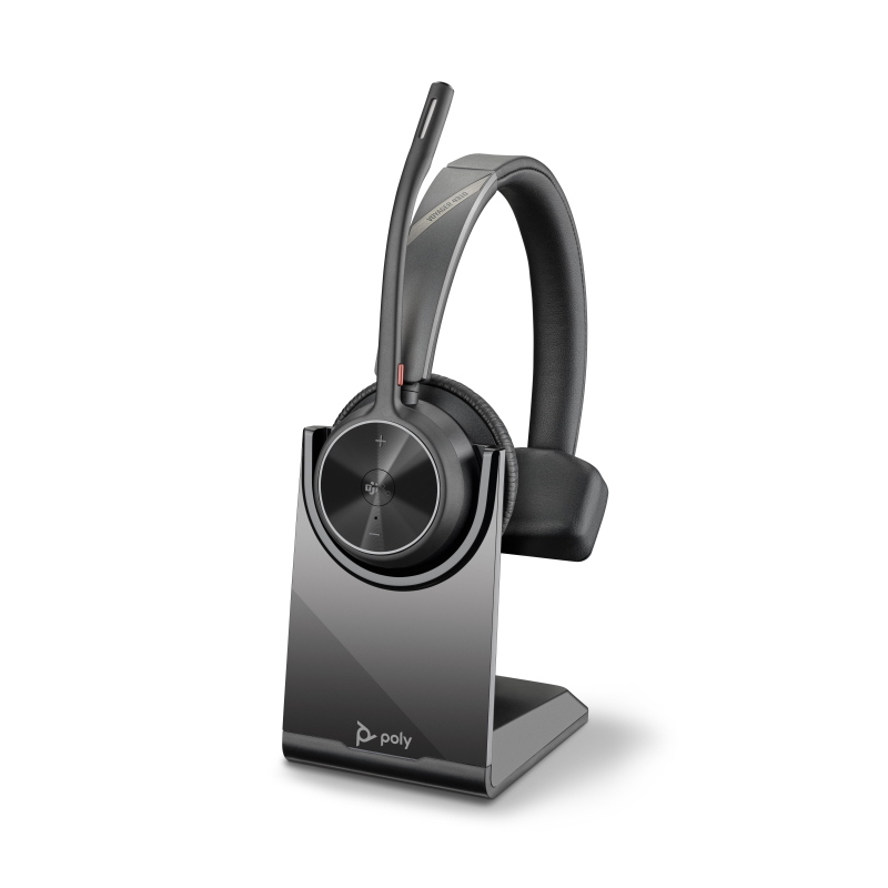 Hp Nero Poly Voyager 4310 (Senza Fili, Usb-A, Team Microsoft), Cuffie Da Ufficio, - Immagine 5