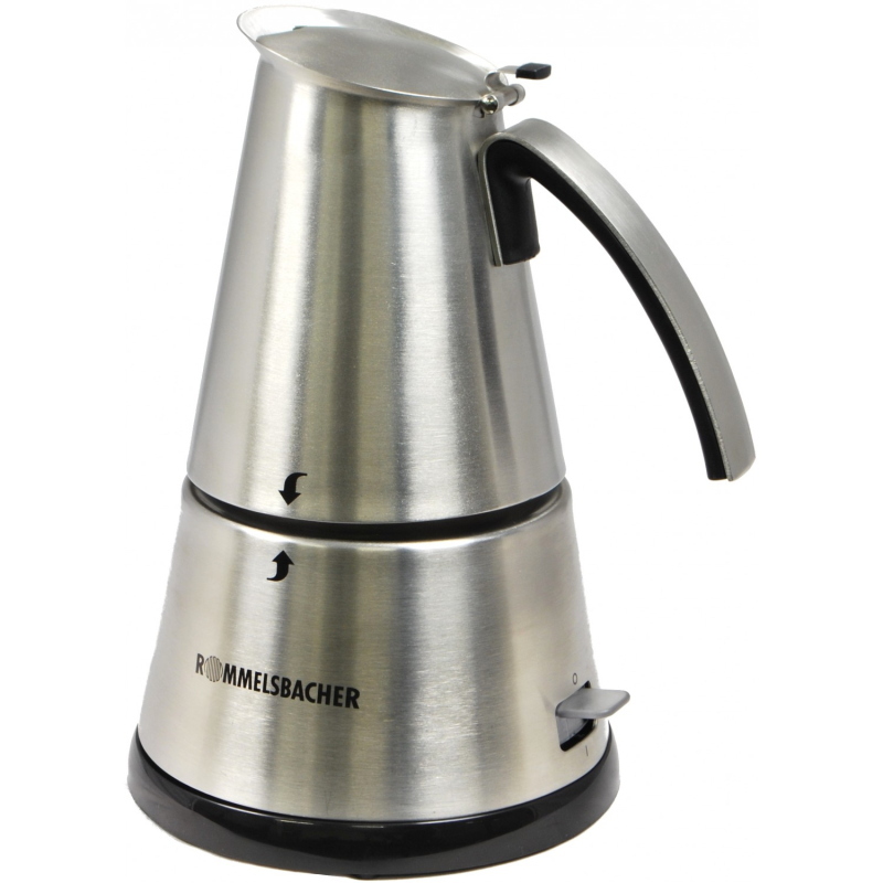 Rommelsbacher espressokocher eko 366/e edelstahl 365w