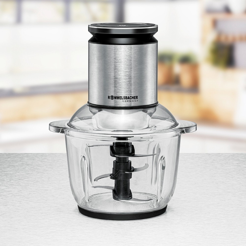 Rommelsbacher mz 600, 2 l, schwarz, edelstahl, glas, edelstahl, edelstahl, tasten