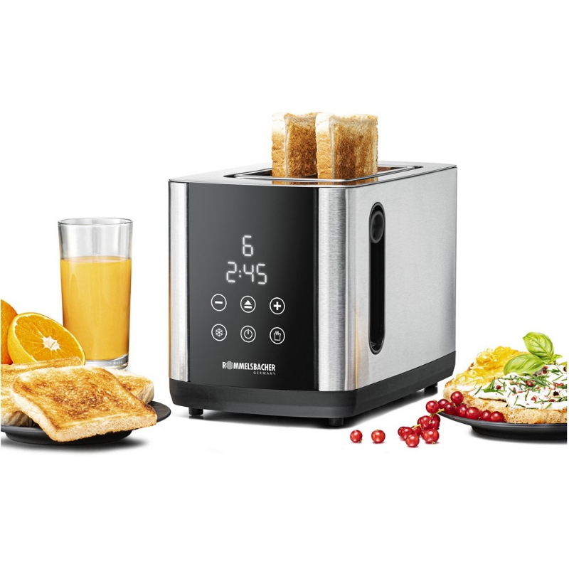 Rommelsbacher to 850 toaster 2 schlitze edelstahl