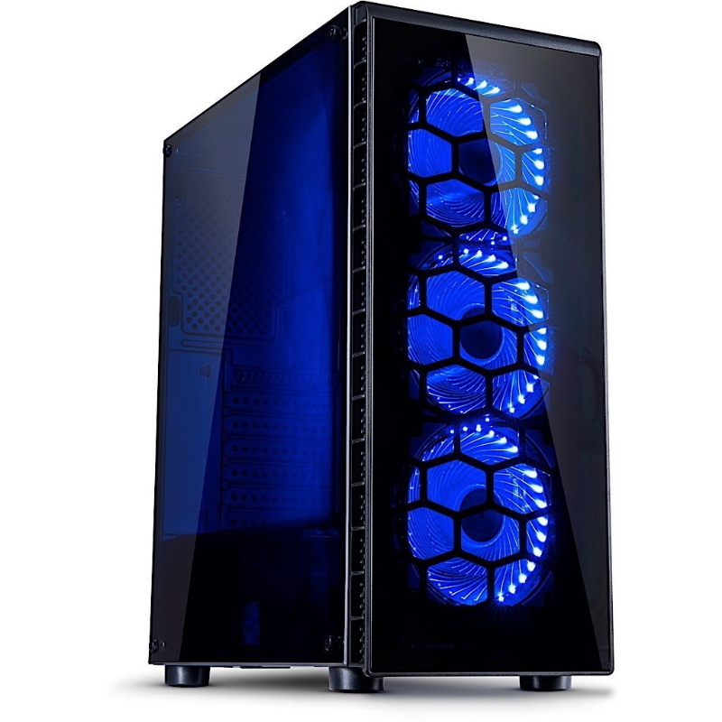 Inter-Tech CXC2 Tower Nero (Inter-Tech Case ATX Midi CXC2 Blue) - Immagine 3