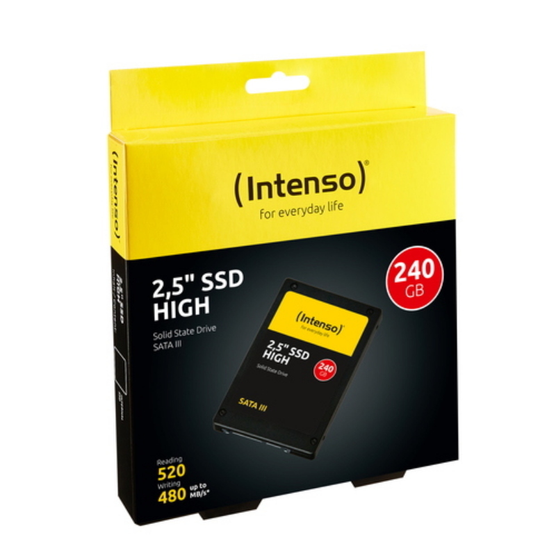 Intenso ssd interno high 240gb 2,5 sata 6gb/s r/w 520/480