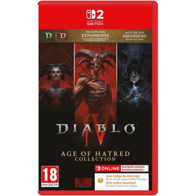 Activision nintendo switch 2 diablo iv: age of hatred collection