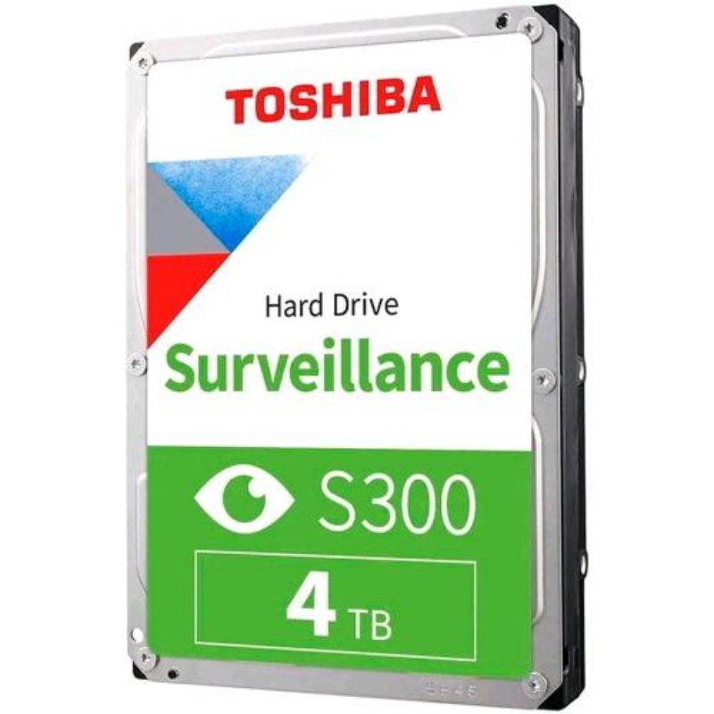 Toshiba s300 surveillance hdd interno 4.000gb 3.5 sata 6gb/s 5.400 rpm buffer 128 mb