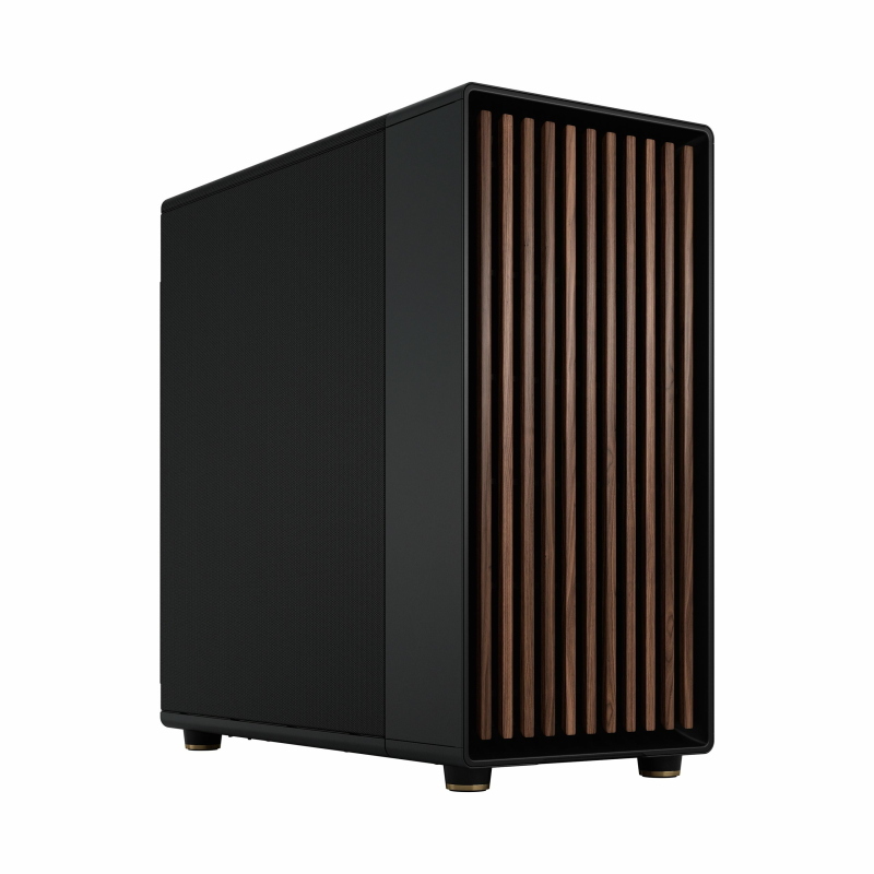 Case per PC - FRACTAL DESIGN - North XL Charcoal Black - FD-C-NOR1X-01 - E-ATX - Design elegante in legno e lega - Immagine 6