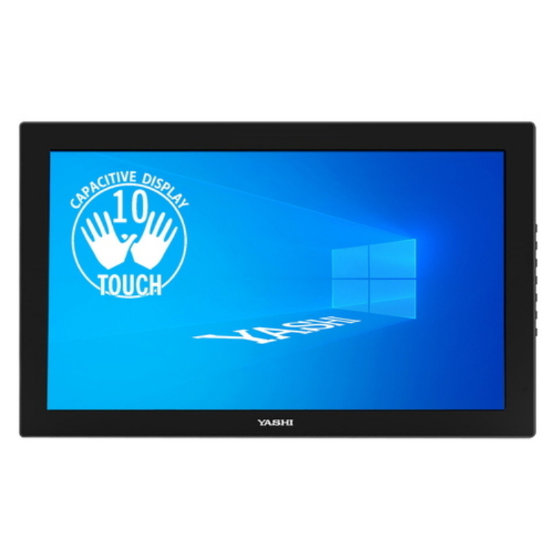 Yashi monitor touch 23,6 led ips fhd 16:9 5ms 250 cdm, hdmi, multimediale