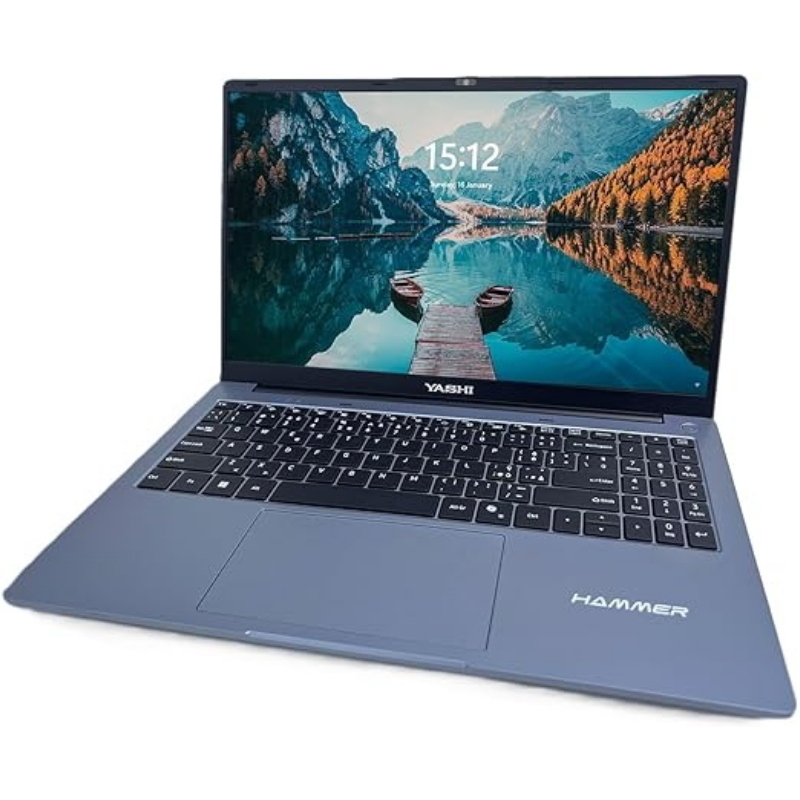 Yashi nb 15,6 hammer ryzen 7 7730u 8gb 512gb ssd win 11 pro - senza alimentatore