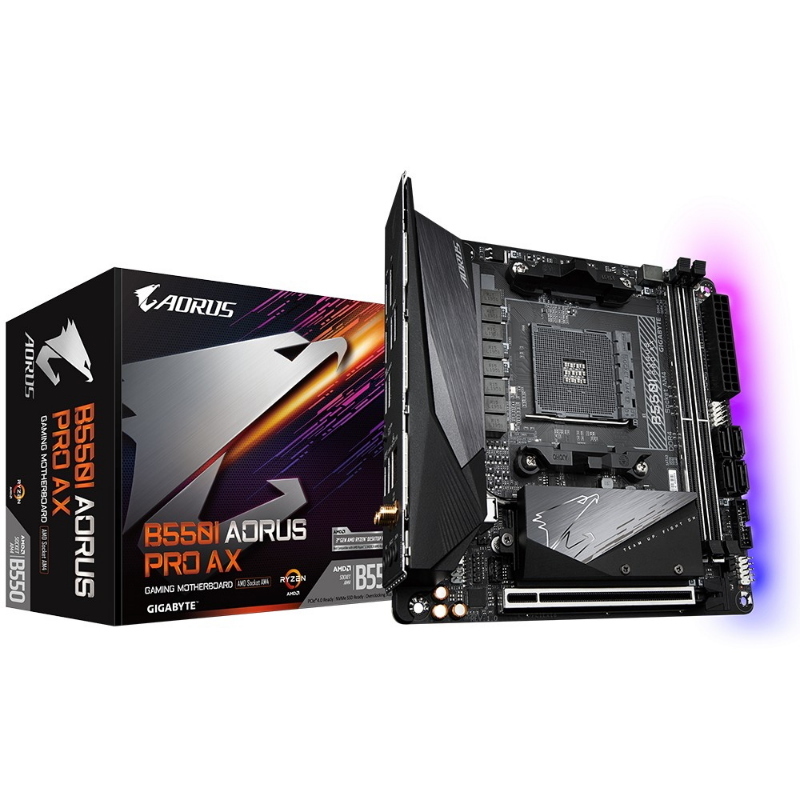 Gigabyte b550i aorus pro ax scheda madre amd b550 socket am4 mini itx - Immagine 3