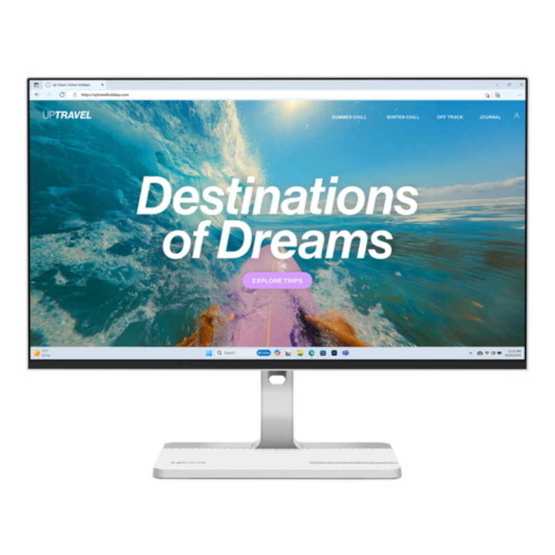 Lenovo monitor 23,8 led ips 16:9 fhd 6ms 144hz 250 cdm, pivot, hdmi, l24d-4c, bianco