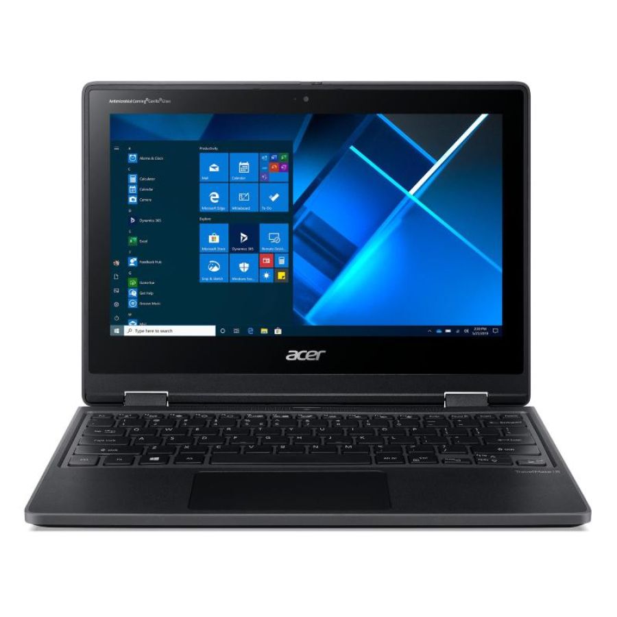 Acer travelmate b311 11.6 touch screen celeron n4020 1.1ghz ram 4gb-emmc 64gb-win 10 edu black (nx.vn2et.006)