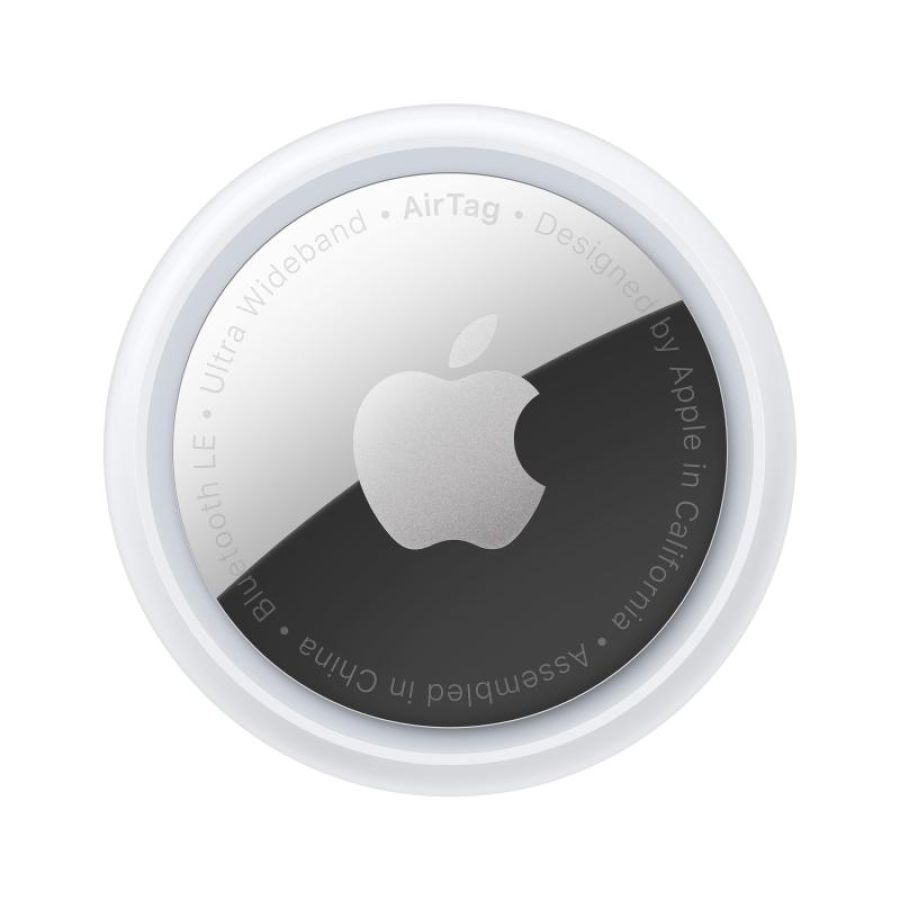 Apple airtag localizzatore di oggetti 4 pz bianco silver