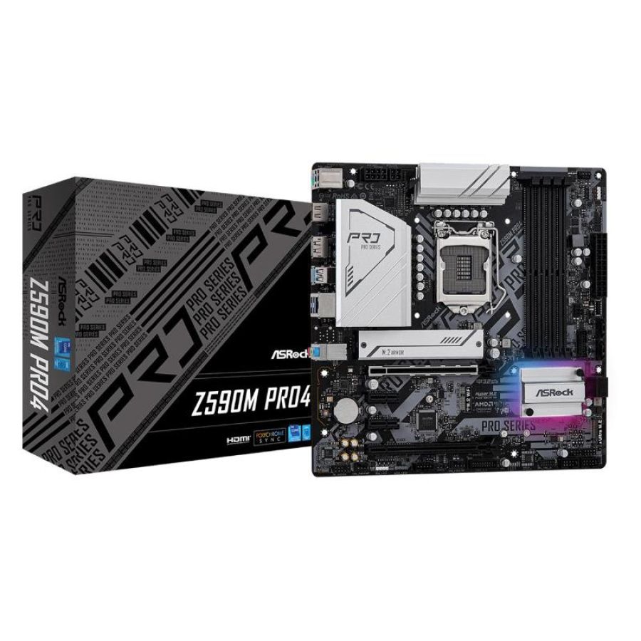 Asrock z590m pro4 intel z590 lga 1200 micro atx