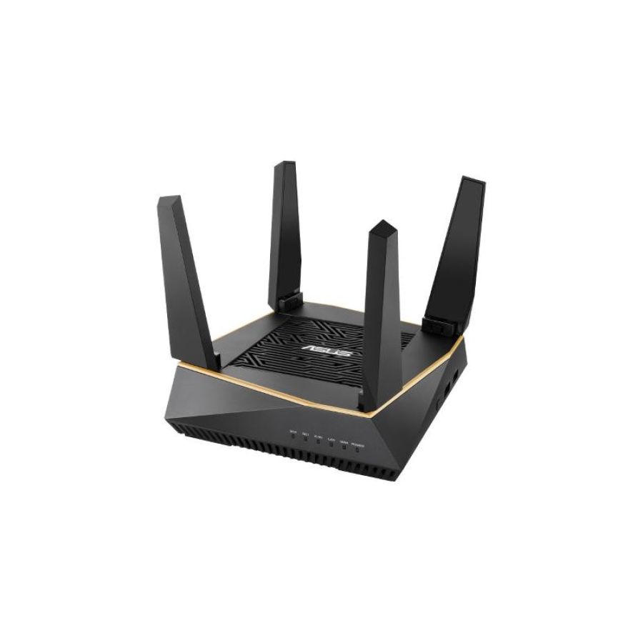 Asus aimesh ax6100 router wireless banda tripla (2.4 ghz/5 ghz/5 ghz) gigabit ethernet nero